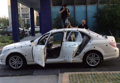 汽車、船模等大型物體掃描